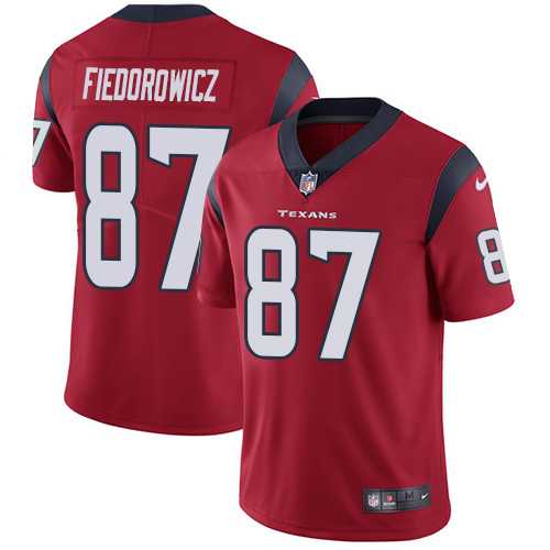 Nike Houston Texans #87 C.J. Fiedorowicz Red Alternate NFL Vapor Untouchable Limited Jersey,We sell and wholesale Nike Houston Texans #87 C.J. Fiedorowicz Red Alternate NFL Vapor Untouchable Limited Jersey on line form chian!